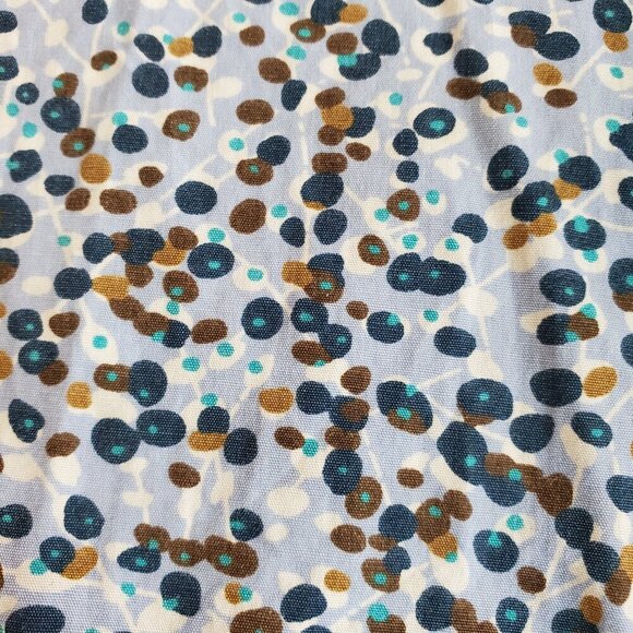 THOMAS DEAN SZ XL Men's Button-down Blue Dot Pattern 100%Cotton Shirt w/Contrast - Picture 11 of 12